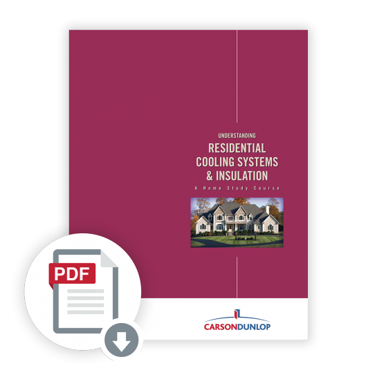 Residential Cooling Systems and Insulation course