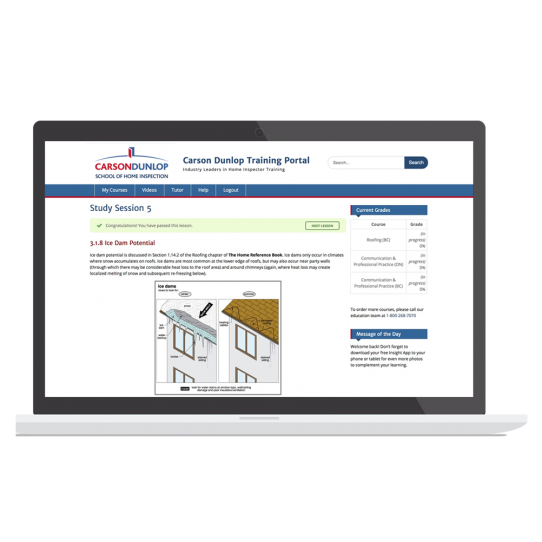 Home Inspection Online Training Program